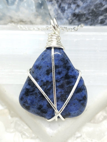 Dumortierite crystal, known for its ability to enhance focus, mental clarity, and communication, making it an ideal tool for students and professionals