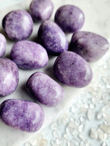 Known for its calming energy, Lepidolite supports you during times of transition, encouraging self-acceptance and guiding you toward emotional stability.