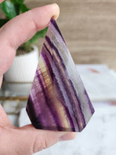 Load image into Gallery viewer, Fluorite promotes mental clarity and emotional healing with its calming energy. Ideal for meditation, it helps enhance intuition and supports spiritual enlightenment.
