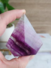 Load image into Gallery viewer, Purple Fluorite Faceted Free Form #1
