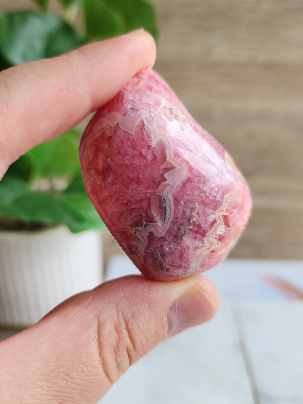 Rhodochrosite Half Polished Free Form #10