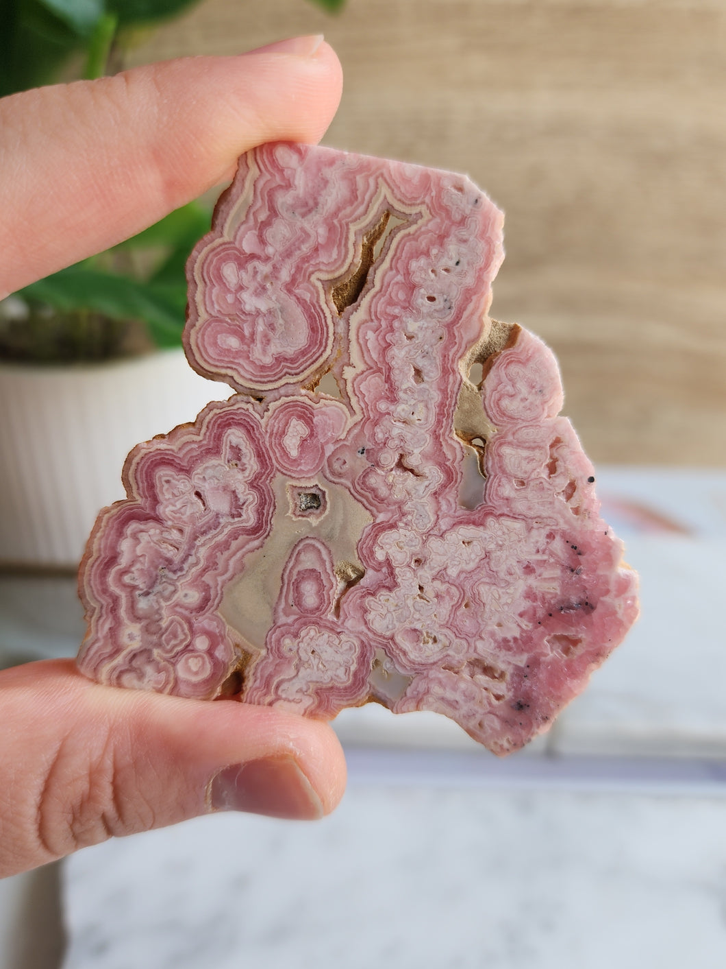 Rhodochrosite Slice #6